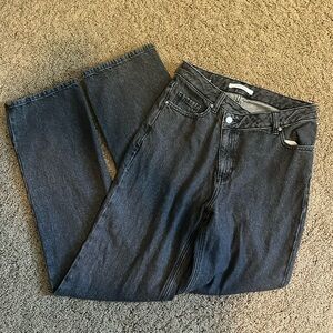 Pac Sun asymmetrical eco friendly 90’s boyfriend jeans